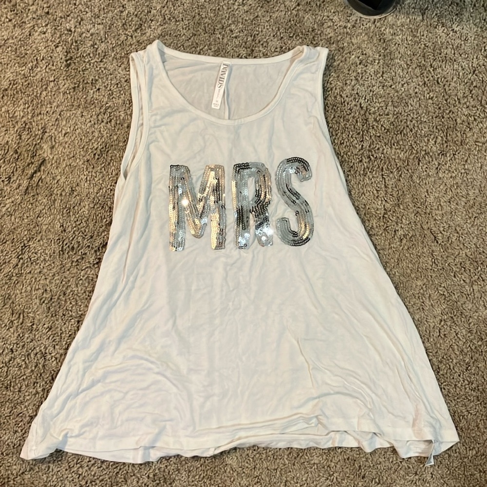 David’s Bridal MRS tank